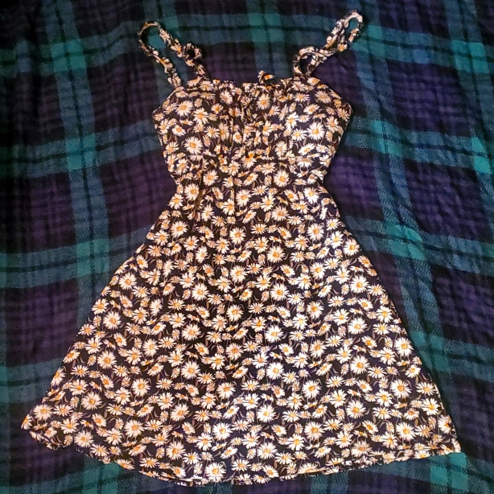 Wallflower Daisy Print Summer Dress